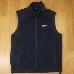 Vineyard Vines Martha's Vineyard Men's Fleece Vest Size S in Navy Blue Tech